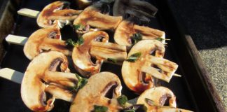 قارچ را کباب کنید قارچ