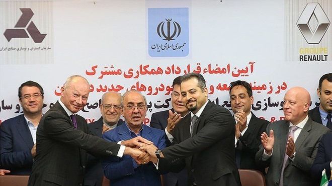 ایران و رنو بزرگترین قرارداد تولید خودرو را امضا کردند