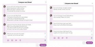 توییتر حالا اجازه ارسال Tweet Storms را به شما میدهد