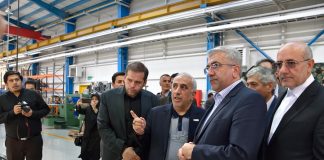 بازدید وزیر نیرو از کارخانجات آریا ترانسفو