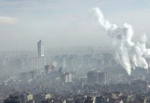 وضعیت آلودگی هوای ایران خطرناک است