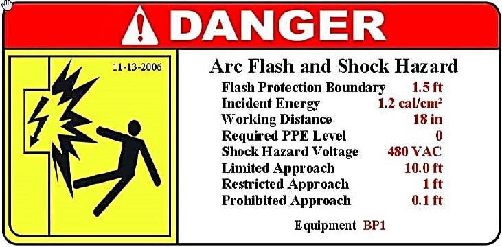 arc flash and shock hazard