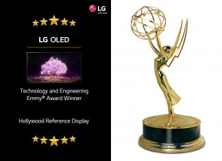 تلویزیون OLED الجی برنده جایزه ویژه در 72 امین مراسم سالیانه تکنولوژی و مهندسی EMMY AWARDS تلویزیون OLED الجی