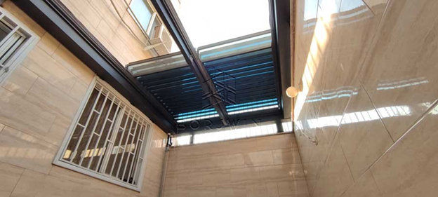 کاربرد سقف شیشه ای متحرک