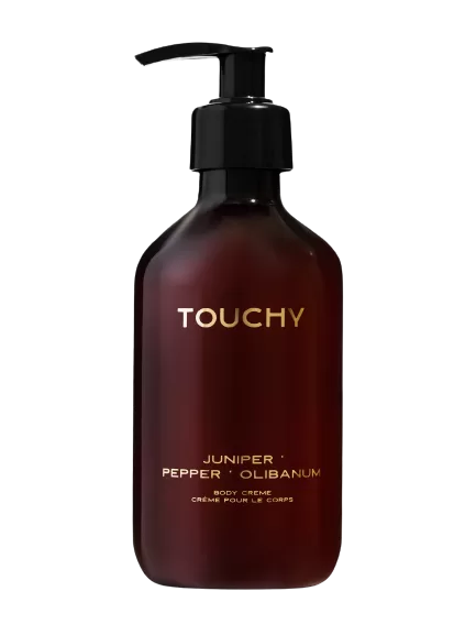 کرم مرطوب کننده بدن، لوسیون معطر "Juniper, Pepper, Frankincense"، 3۰۰ میلی لیتر، TOUCHY