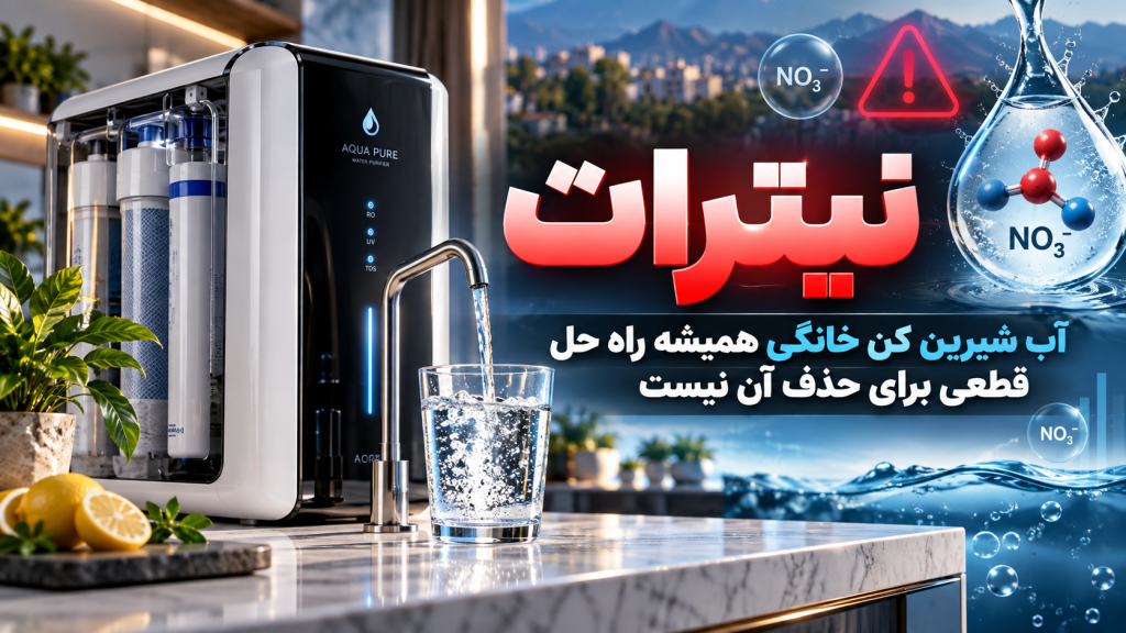نیترات، آب شیرین کن خانگی همیشه راه حل قطعی برای حذف آن نیست